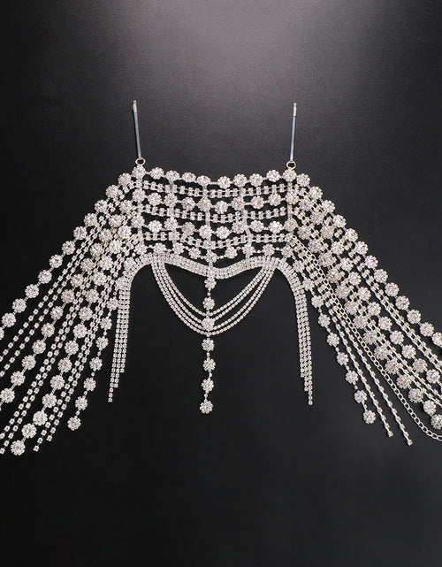 Load image into Gallery viewer, Changliu Su Hair Chain European and American Bohemian Water Diamond Forehead Chain Full of Diamond Headwear Hair chai
