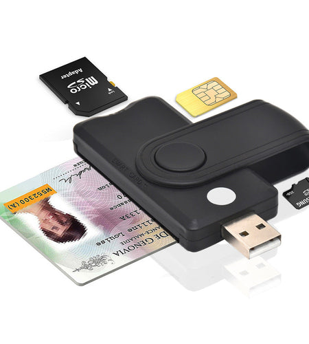 USB 2.0 Multi in One Smart Card Reader