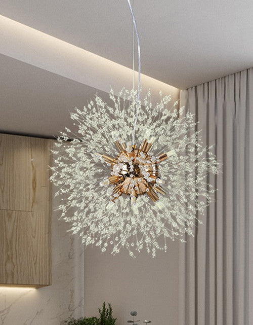 Load image into Gallery viewer, Nordic Creative Dandelion Chandelier Bedroom Bar Counter Luxury Living Room Lighting Fixture
