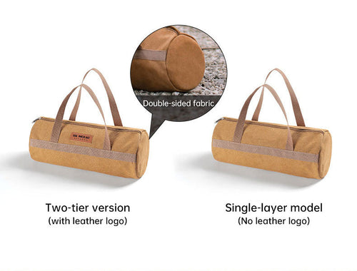 Load image into Gallery viewer, Outdoor Camping Accessories Storage Bag Tent Wind Rope Nail Tool Storage Bag Camping Portable Nail Bag Cylinder Bag
