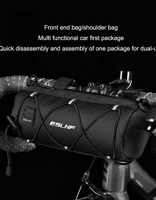 Load image into Gallery viewer, Bicycle front bag for driving, large capacity storage bag, outdoor waterproof riding bag, mountain bike front bag
