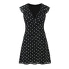 Black with white dots
