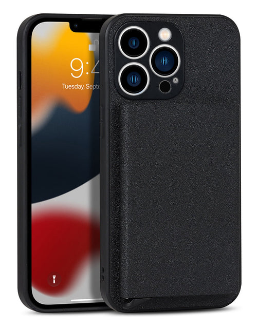 Load image into Gallery viewer, Suitable for iPhone 14 PROMAX plug-in phone case  Apple 11 aluminum alloy wallet phone case IP13 protective case
