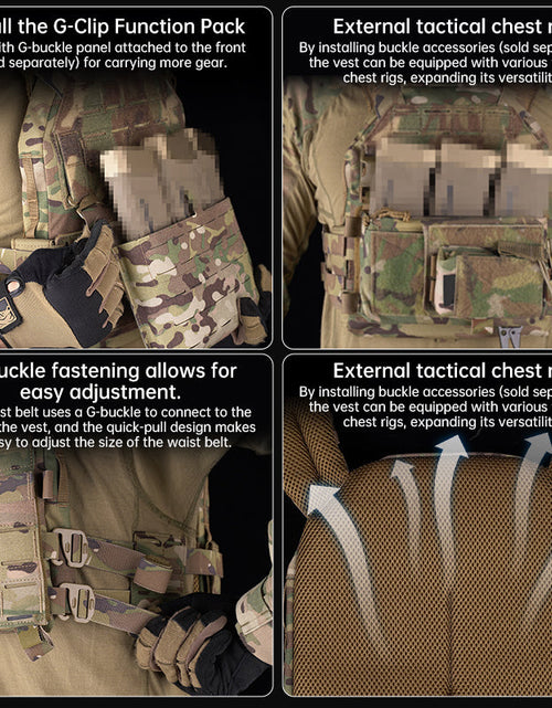 Load image into Gallery viewer, Dual-Mode Tactical Vest: Agilite G-Hook &amp; Quick-Release Cummerbund Conversion Kit for KZ
