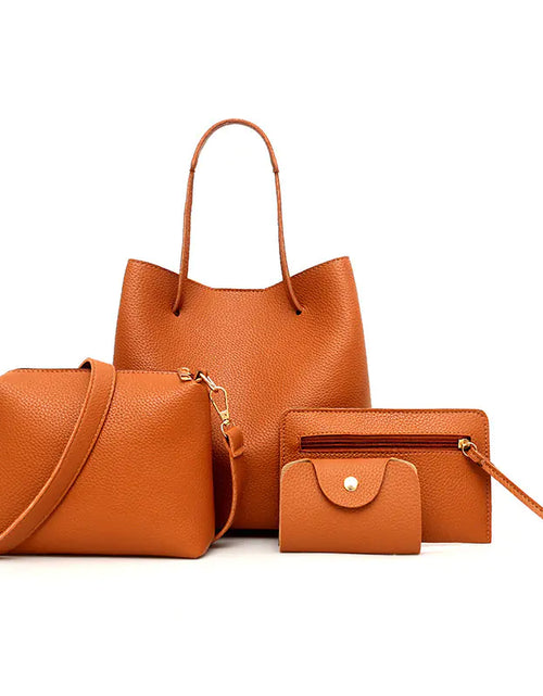 Load image into Gallery viewer, Fashionable 4-Piece Bucket Tote Bag Set (New Arrival)
