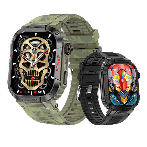 Load image into Gallery viewer, Three proof outdoor sports watch IP68 waterproof Bluetooth call health monitoring low-power TK25 smart watch
