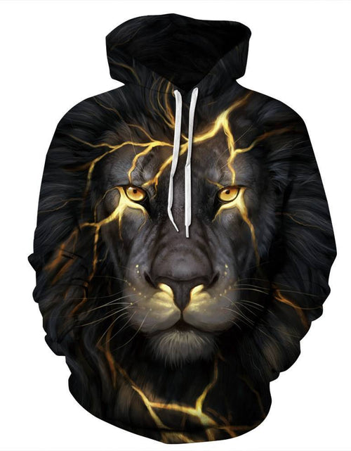 Load image into Gallery viewer, Halloween Couples Men Women 3D Lion Hoodies Sweatshirt
