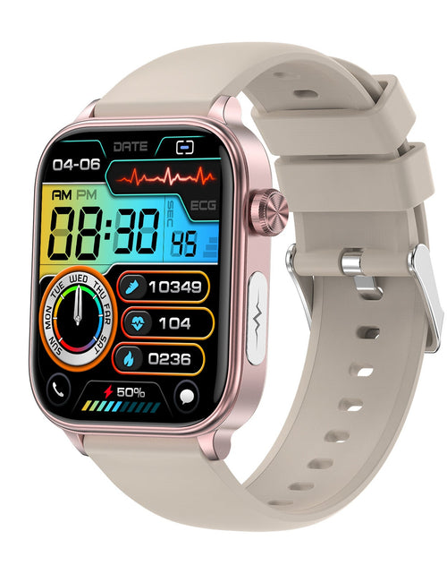 Load image into Gallery viewer, New ET570 smart watch ECG electrocardiogram Bluetooth call uric acid blood lipid blood sugar micro physical examination function
