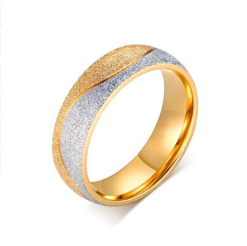 Load image into Gallery viewer, Vnox couple engagement ring for women men sand blasted
