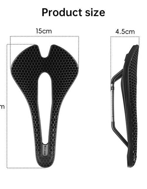 Load image into Gallery viewer, WEST BIKING TPE Honeycomb Breathable Bike Saddle – for racing, road, MTB
