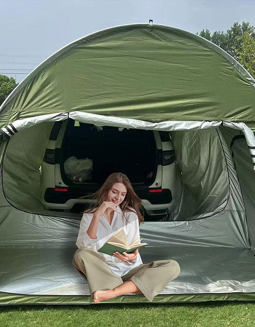 Load image into Gallery viewer, Outdoor car - trunk rear tent with canopy, sun - resistant camping equipment
