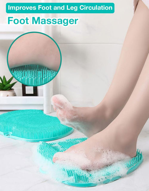 Load image into Gallery viewer, Pregnant Women Without Bend Over Shower Foot Massager Scrubber Cleaner Washing Massage Tools Pad Mat Elderly Feet Cleaning Brush
