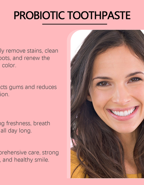 Load image into Gallery viewer, Oralhoe Probiotics Brightening Mint Toothpaste Fresh Breath Clean Beautiful Teeth Care For Teeth Oral Care
