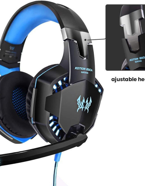 Load image into Gallery viewer, G2000 Head Mounted Gaming Earphones with Wired Illumination Heavy Bass Earphones Computer Esports PS4 Earphones
