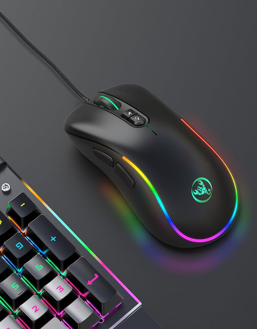 Load image into Gallery viewer, 7D key gaming mouse, macro programmable RGB luminous gaming wired mouse
