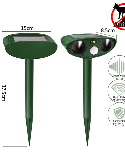 Load image into Gallery viewer, Solar powered animal repellent
