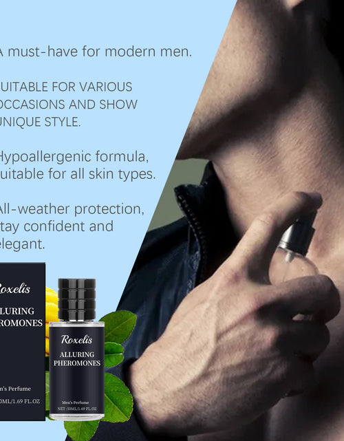 Load image into Gallery viewer, Roxelis Personality Men's Perfume Bergamot, Fragrance Stay Fragrance Lasting Release Male Charm Couple Dating Atmosphere Perfume
