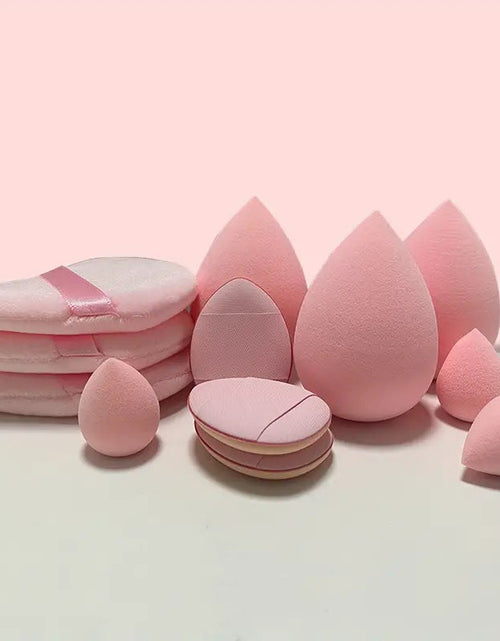 Load image into Gallery viewer, 12Pcs Makeup Sponge Blender Beauty Egg Foundation Sponges Liquid Cream Cosmetic Puff Women Make Up Accessories Beauty Tools

