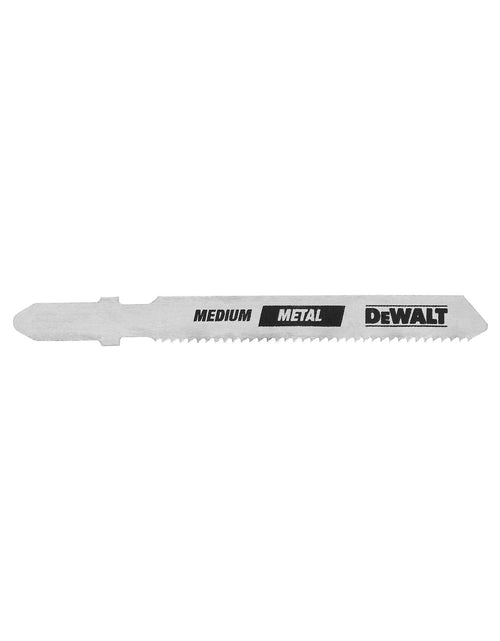 Load image into Gallery viewer, DeWalt DW3774-5 3-Inch 18Tpi Medium Metal Cut T-Shank Jig Saw Blade (5-Pack)
