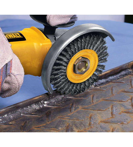 DeWalt DW4930 4" x 5/8"-11 HP .020 Carbon Stringer Wire Wheel