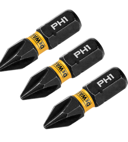 DeWalt DWAF1PH2IR3 1In Phillips #2 FlexTorq 3Pk