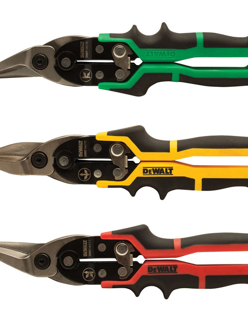 Load image into Gallery viewer, DeWalt DWHT14676 3 Pack Aviation Snips
