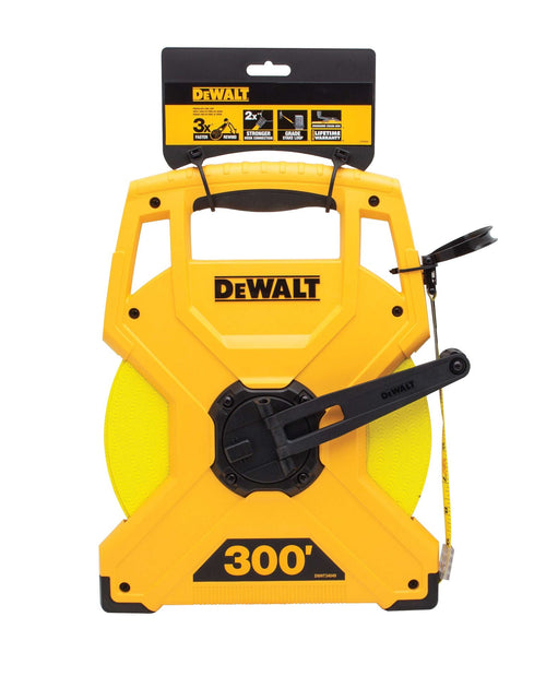 Load image into Gallery viewer, DeWalt DWHT34049 Tape CD 300' Fiberglass Long
