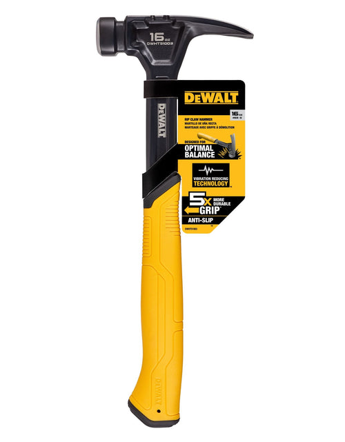 Load image into Gallery viewer, DeWalt DWHT51003 16oz Smooth-Face Curved Claw Hammer
