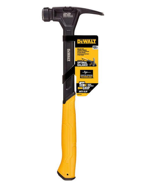 Load image into Gallery viewer, DeWalt DWHT51005 22oz Milled-Face Rip Claw Steel Hammer
