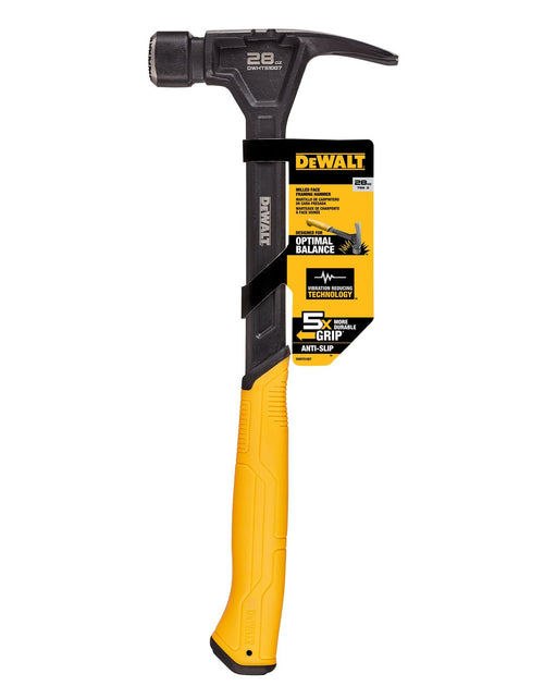 Load image into Gallery viewer, DeWalt DWHT51007 28oz Milled-Face Framing Hammer

