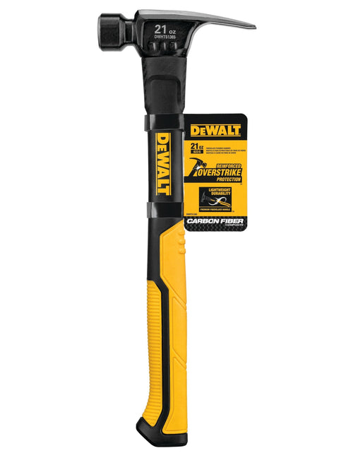Load image into Gallery viewer, DeWalt DWHT51385 21oz Fiberglass Framing Hammer
