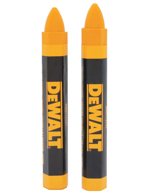Load image into Gallery viewer, DeWalt DWHT72721 Yellow Lumber Crayon
