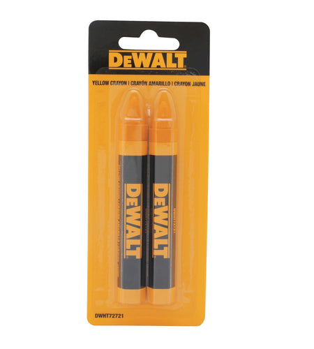 DeWalt DWHT72721 Yellow Lumber Crayon
