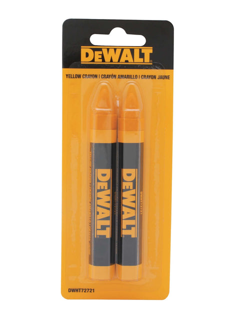 Load image into Gallery viewer, DeWalt DWHT72721 Yellow Lumber Crayon
