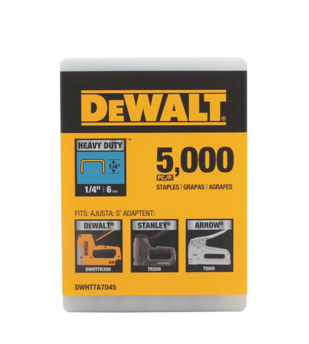 DeWalt DWHTTA7045 DW Staples 1/4" HD 5C