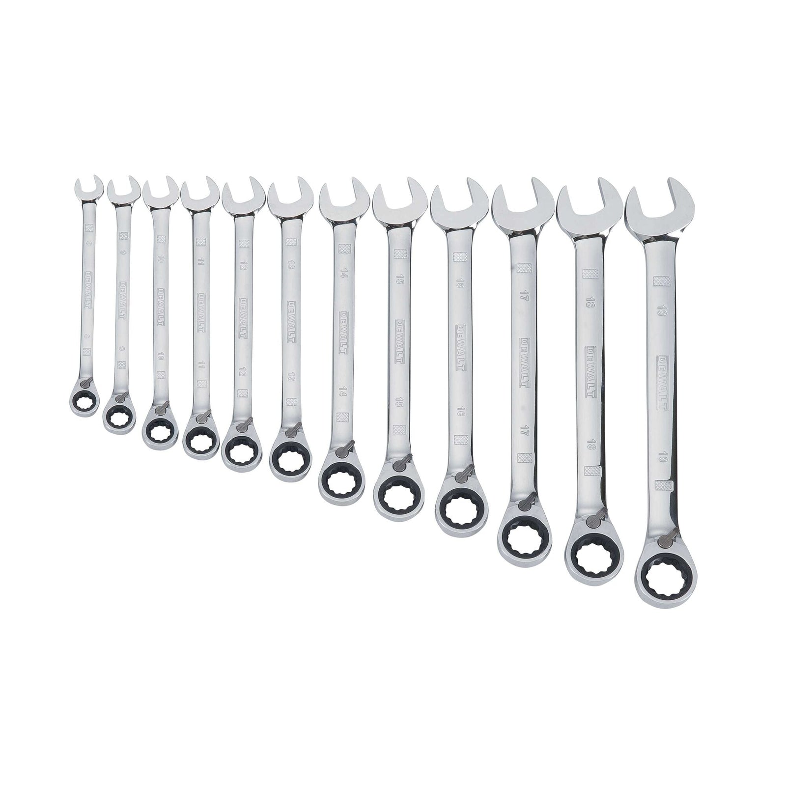 DeWalt DWMT19232 12 Piece Reversible Ratcheting Wrench Set