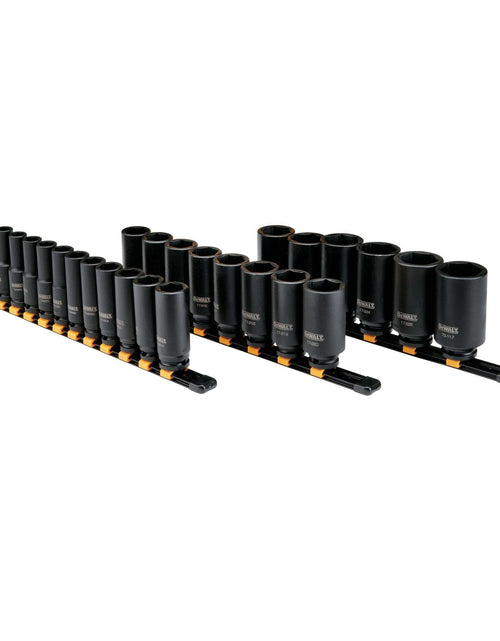 Load image into Gallery viewer, DeWalt DWMT19242 26 Piece 1/2 in Drive Deep Metric Impact Socket Set 6 PT
