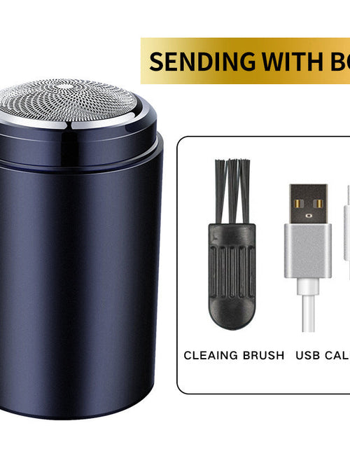 Load image into Gallery viewer, Shaver men's car USB portable electric shaver rechargeable bald head washable mini
