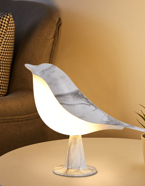 Load image into Gallery viewer, Creative Magpie Aromatherapy Lamp Car mounted Decorative Lamp Bedside Bird Night Lamp Three color Touch Charging Atmosphere Table Lamp
