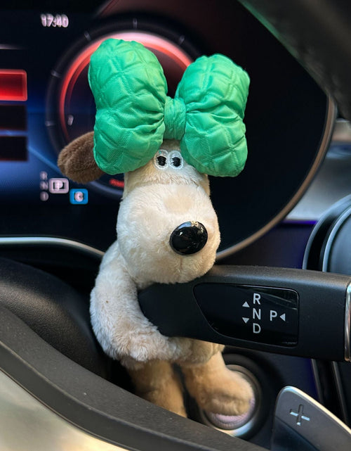 Load image into Gallery viewer, Car small ornaments cute head dog plush doll sentimental car interior decoration supplies
