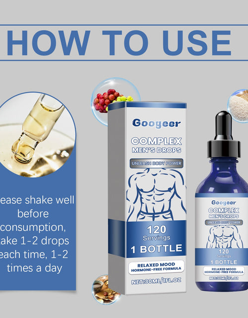 Load image into Gallery viewer, Googeer Body Care Drops, Supplement Drops Men's Body Care Drops

