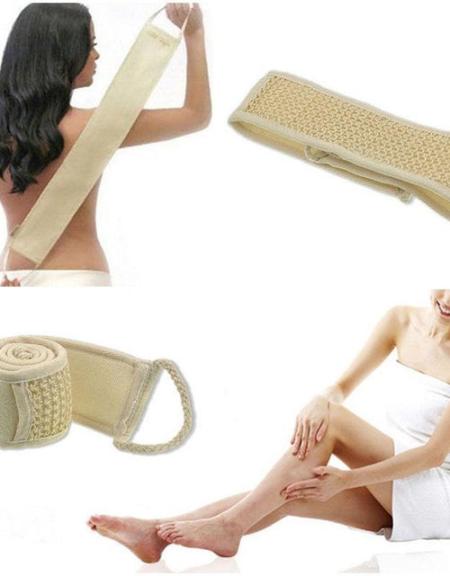Load image into Gallery viewer, Exfoliating Fashion Back Strap Bath Shower Body Scrubber Brush Body Sponge Towel Body Scrubber Brush
