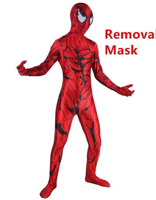 Load image into Gallery viewer, Unisex Adult Kids Carnage Cletus Kasady Super Villain Cosplay Costume Zentai Bodysuit Suit Jumpsuits Halloween

