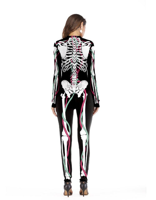 Load image into Gallery viewer, Halloween costume festival event party costume COS long sleeve jumpsuit
