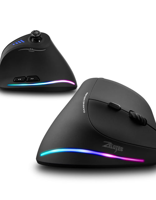 Load image into Gallery viewer, Master C18RGB Vertical Mouse Grip Ergonomic Joystick Game Wired Mouse Notebook Mouse
