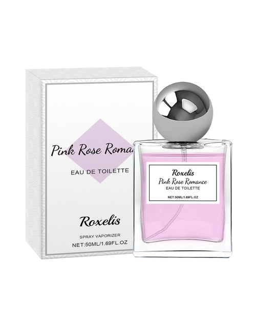 Load image into Gallery viewer, Roxelis Pink Rose Charm Perfume, Pink Rose Lasting Charm Perfume Cologne Pheromone Fragrance
