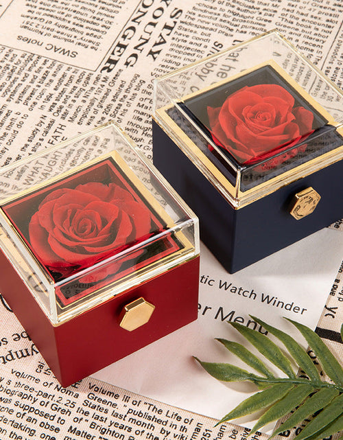 Load image into Gallery viewer, 360° Flip Rose Gift Box Necklace Ring Gift Box For Women Girlfriend 2024 Hot Best Valentine Mother Day Birthday Gift Decoration
