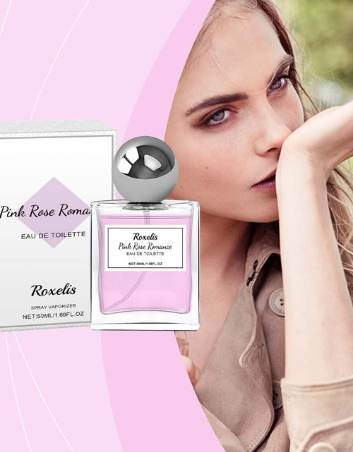 Load image into Gallery viewer, Roxelis Pink Rose Charm Perfume, Pink Rose Lasting Charm Perfume Cologne Pheromone Fragrance
