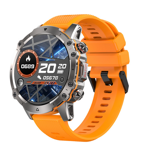 AK56 smartwatch high definition Bluetooth voice call outdoor three prevention heart rate and blood pressure monitoring