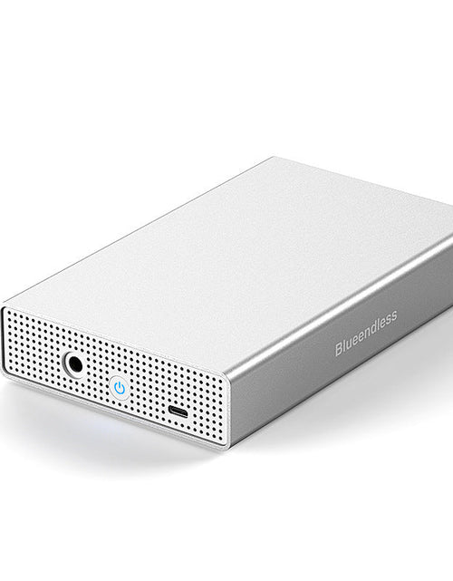 Load image into Gallery viewer, Lanshuo SAS/SATA portable hard drive case 2.5-inch desktop laptop all metal solid-state drive case
